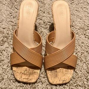Bamboo Tan Women's Wedges